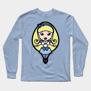 Blondie Locks Tooniefied Long Sleeve T-Shirt